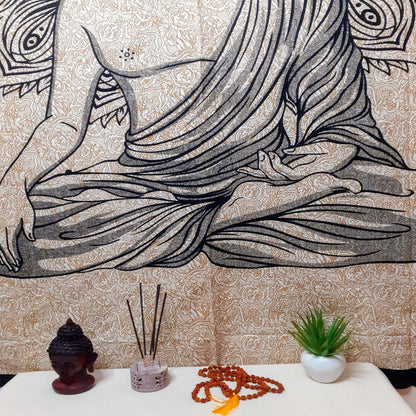 Wall Hanging Poster, Buddha Tapestry,Spiritual Tapestry, Buddhist Tapestry, Wall Hnging Decor,Meditation Tapesrty,Buddha Wall Decor,Art Hang