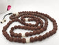 Raktu seeds Mala, Bones Beads, Hand Knotted Necklace, Buddist Tibetan Prayer , Healing ,Mantra Chanting Hindu,Meditation tools,Monk bracelet