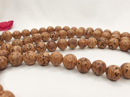 Bodhi seeds Mala, Buddhist beads , Hand Knotted Necklace, Tibetan Prayer , Healing ,Mantra Chanting Hindu,Meditation tools,Monk bracelet
