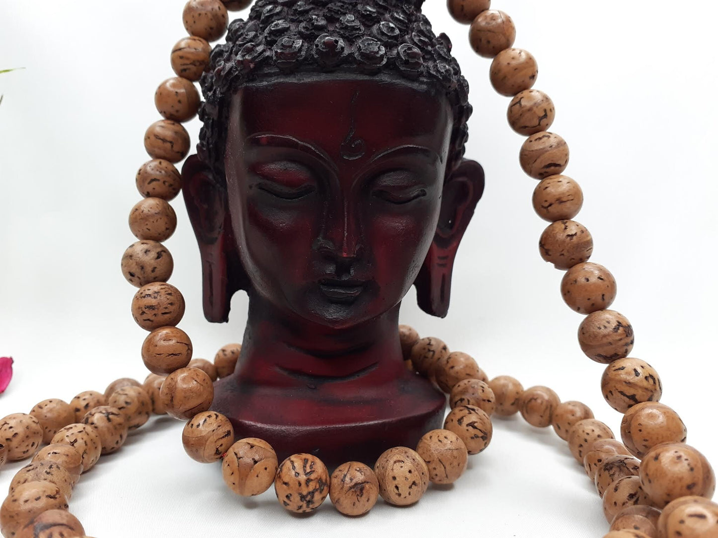 Bodhi seeds Mala, Buddhist beads , Hand Knotted Necklace, Tibetan Prayer , Healing ,Mantra Chanting Hindu,Meditation tools,Monk bracelet