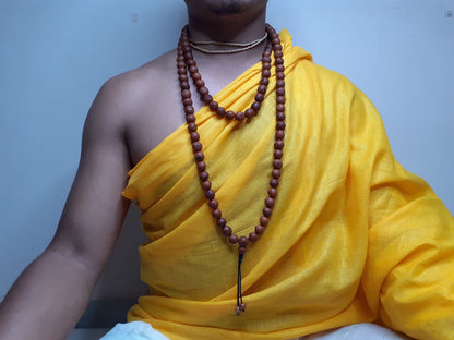 108 Authentic Natural Dark Brown Bodhi Seed Prayer Mala,Tibetan Buddhist Meditation Rosary,Nepal Bodhi Seeds Mala,Monk Spiritual Bracelet