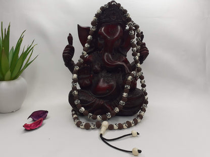 Raktu Seeds Mala, Bones Beads, Handmade Necklace, Buddist Tibetan Prayer ,Healing Access,Meditation tools,Monk bracelet,Handcarved Bone