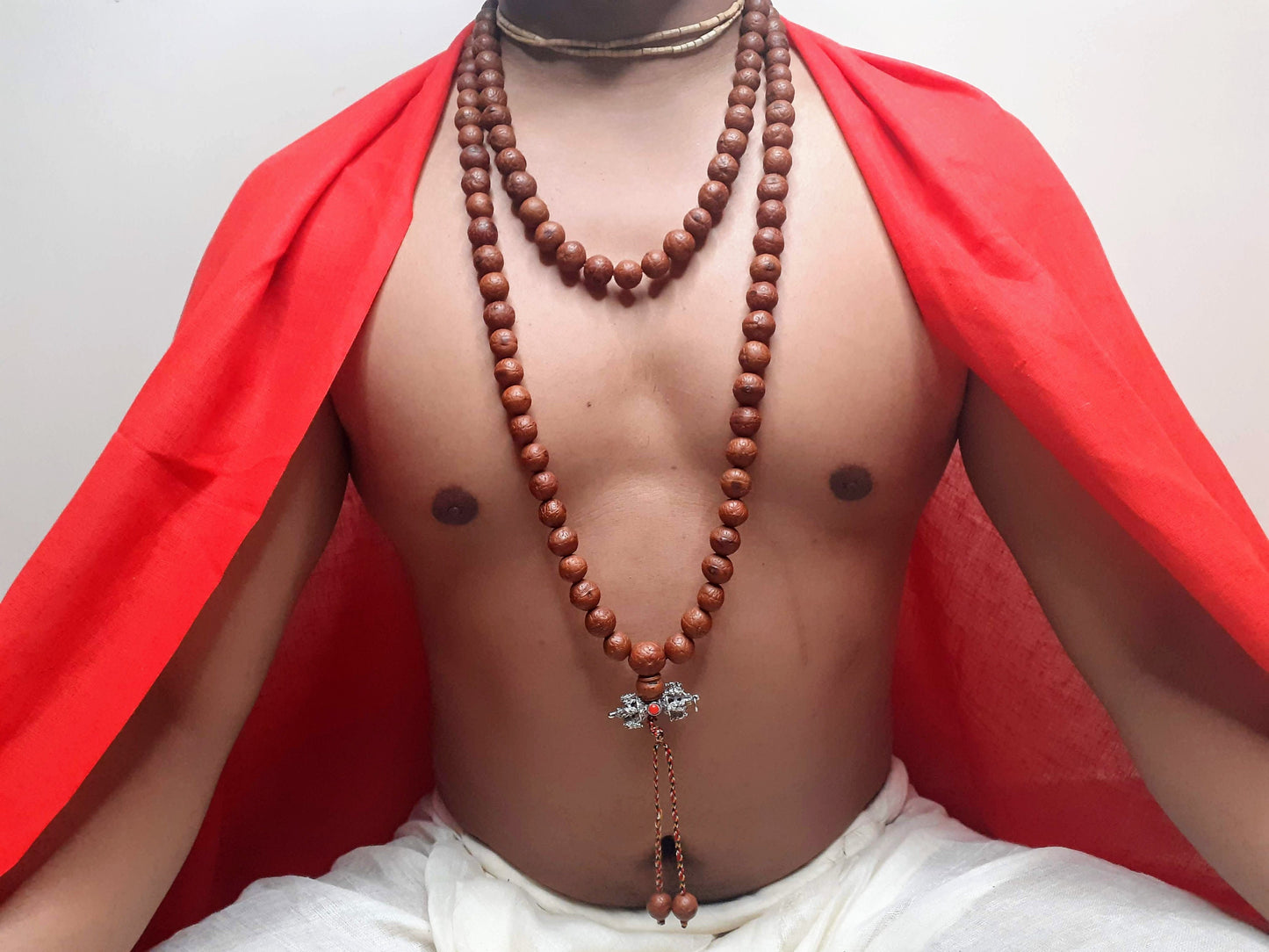 Bodhi Seed Mala,Aged Bodhi Seeds, Buddhist beads, Hand String Necklace, Tibetan Prayer,Hindu Mantra Chanting ,Meditation tools,Monk bracelet