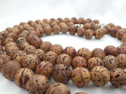 Bodhi Seeds Mala,Buddhist beads,Hand Knotted Necklace,Tibetan Prayer Beads, Budhist Beads,Meditation tools,Monk bracelet,Skull Bone Beads,