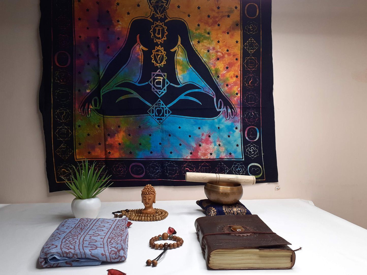 Meditation Gift Box,Tibetan Singing Bowl,Positive Energy Gift Set,Healing Box,Spiritual Gift,House Warming Gift,Wellness Gift