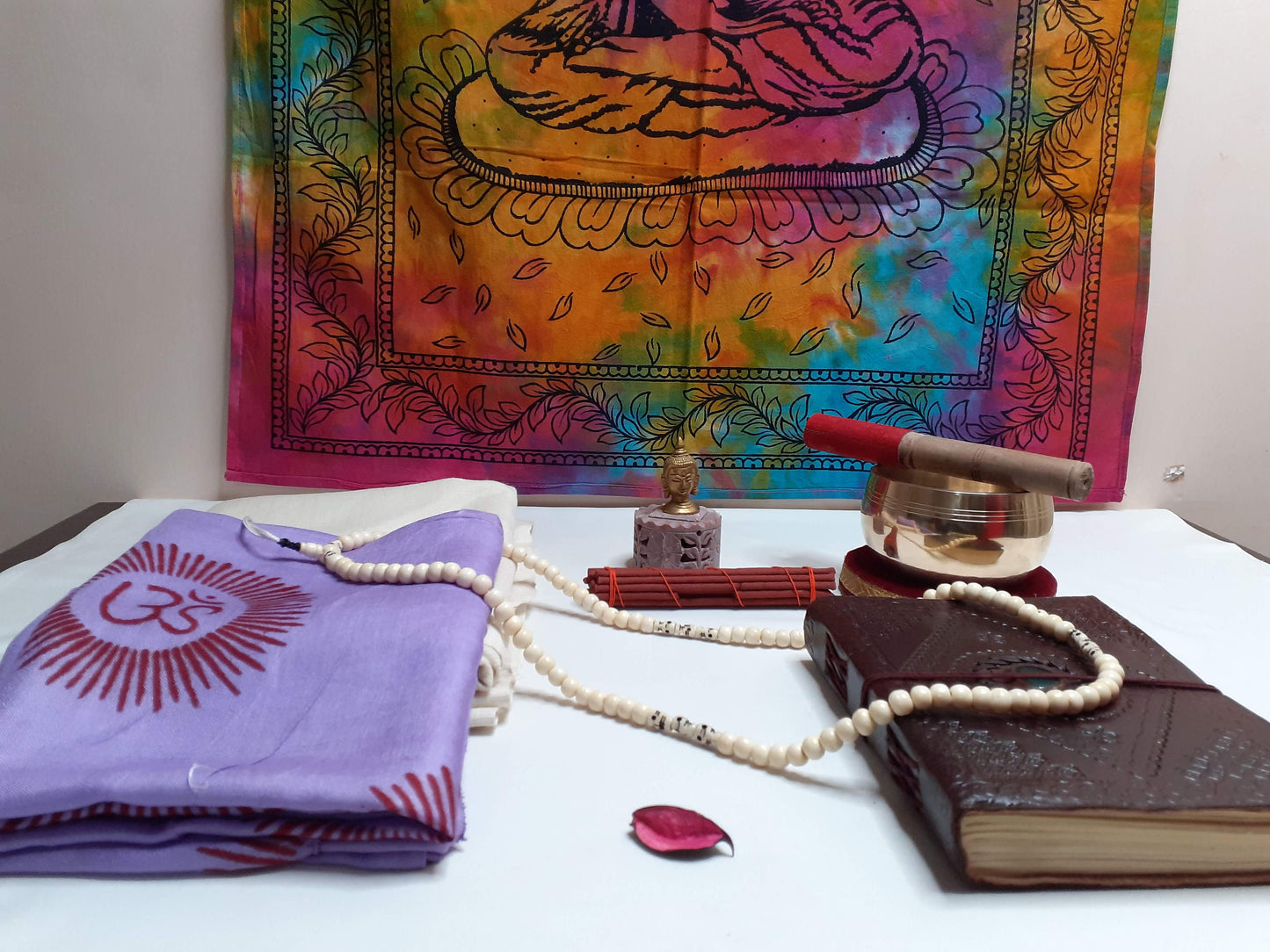 Meditation Gift Box,Tibetan Singing Bowl,Positive Energy Gift Set,Healing Box,Spiritual Gift,House Warming Gift,Wellness Gift