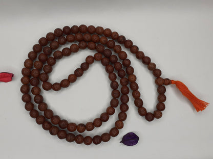 Aged Naturally Dark 108 Phoenix Eye Bodhi Seeds Mala, Buddhist beads,Tibetan Bodhi Beads,Nepal Prayer Mala,12mm One Eye Nepali Bodhi Seed