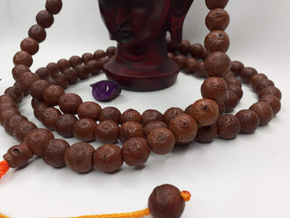 12 mm 108 Naturally Dark Phoenix One Eye Bodhi Seeds Mala, Buddhist beads,Tibetan Bodhi Beads,Nepal Prayer Mala,Nepali Bodhi Seed, Japa Mala