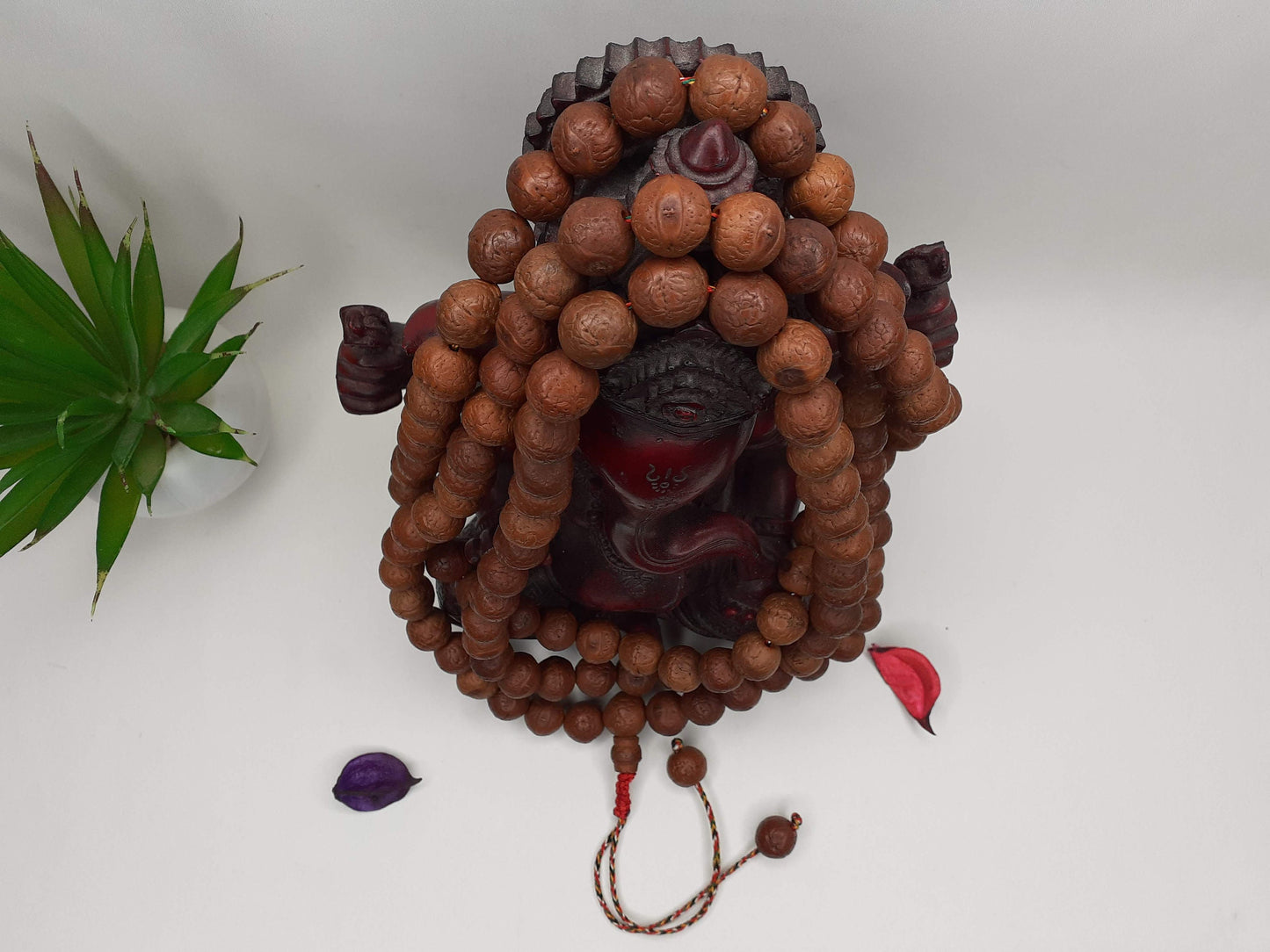 108 11-12mm Authentic Aged Naturally Dark One Eye Bodhi Seeds Mala,Tibetan Buddhist Bodhi Beads Rosary,Nepali Bodhi Seed Prayer Japa Mala