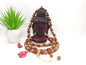 Bodhi and  Rudraksha seeds Mala, Buddhist beads ,Hand Knotted Necklace, Tibetan Prayer,Mantra Chanting Hindu,Meditation tools,Monk bracelet