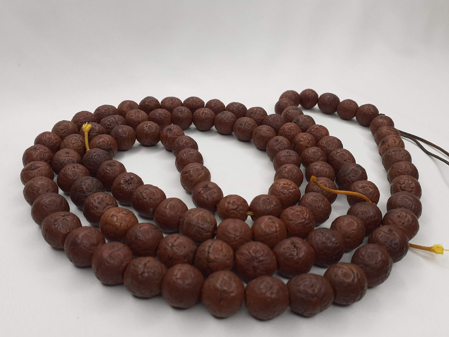 12mm 108 Antique Darked Phoenix One Eye Bodhi Seeds Mala,Buddhist beads,Tibetan Bodhi Beads,Antique Prayer Mala,Nepali Bodhi Seed Japa Mala