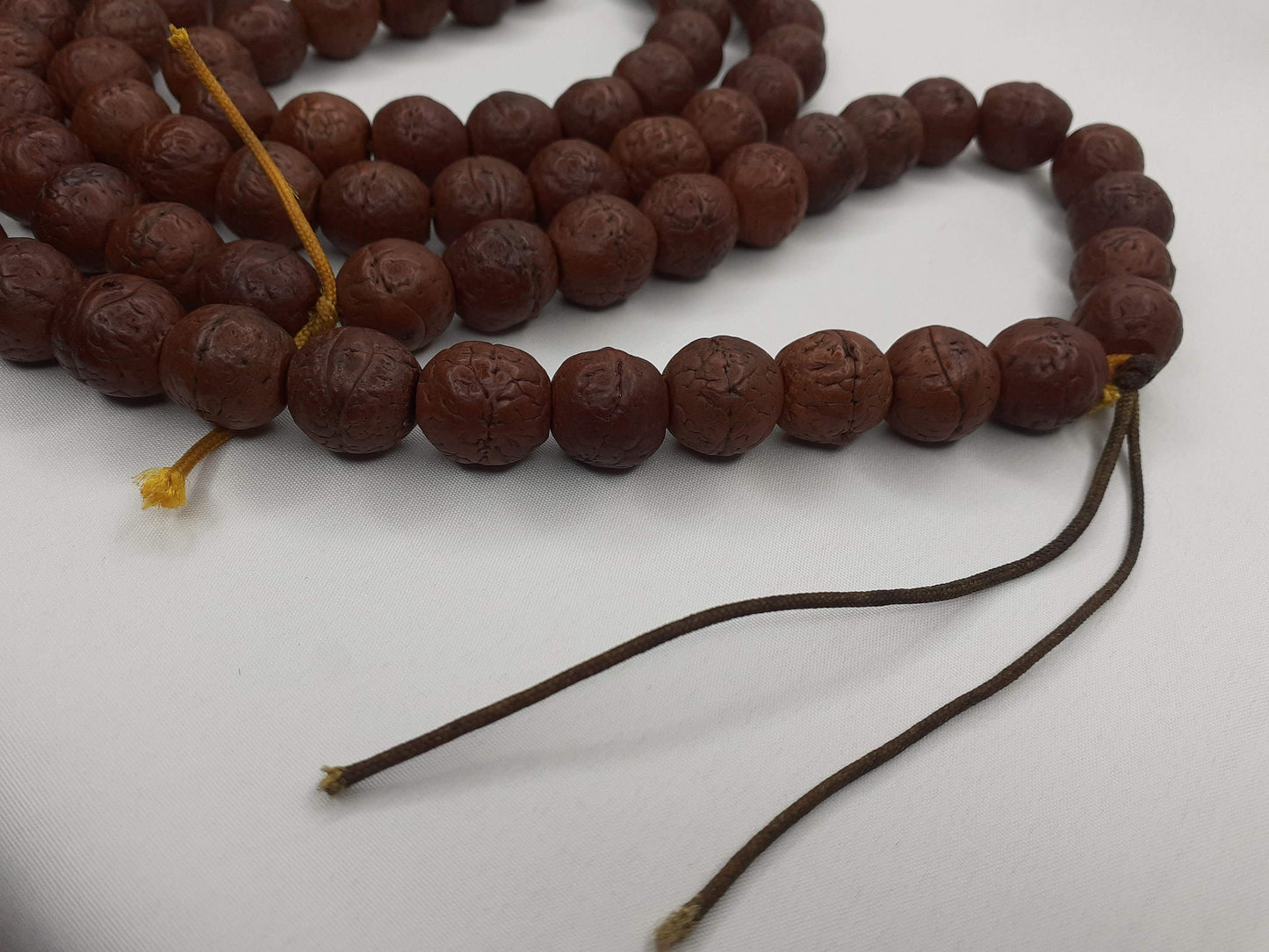 12mm 108 Antique Darked Phoenix One Eye Bodhi Seeds Mala,Buddhist beads,Tibetan Bodhi Beads,Antique Prayer Mala,Nepali Bodhi Seed Japa Mala
