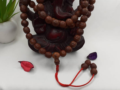 108 Antique Darked Phoenix One Eye Bodhi Seeds Mala,Buddhist beads,Tibetan Bodhi Beads,10mm Antique Prayer Mala,Nepali Bodhi Seed, Japa Mala