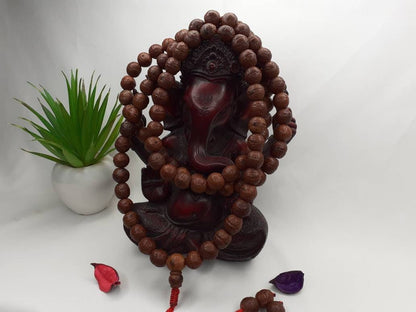 108 Antique Darked Phoenix One Eye Bodhi Seeds Mala,Buddhist beads,Tibetan Bodhi Beads,10mm Antique Prayer Mala,Nepali Bodhi Seed, Japa Mala