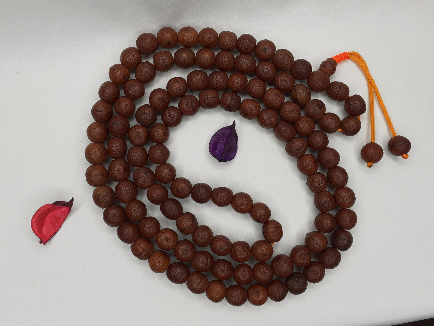 12 mm 108 Naturally Dark Phoenix One Eye Bodhi Seeds Mala, Buddhist beads,Tibetan Bodhi Beads,Nepal Prayer Mala,Nepali Bodhi Seed, Japa Mala