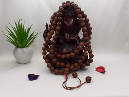 108 Naturally Aged Darked One Eye Bodhi Seeds Mala,Tibetan  Buddhist beads,Tibetan Bodhi Beads,Phoenix Eye Prayer Mala,Nepali Bodhi Seed,