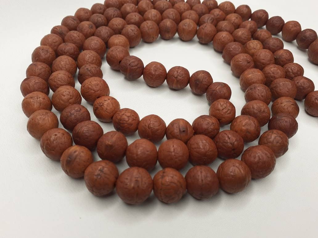 14mm Large Old Phoenix One Eye Bodhi Seeds Mala,Aged Buddhist beads,Tibetan Bodhi Beads,Nepal Prayer Mala,Nepali Bodhi Seed, Japa Mala