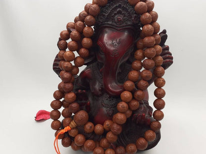 12mm  Old Phoenix One Eye Bodhi Seeds Mala, Buddhist beads,Tibetan Bodhi Beads, Prayer Mala,Nepali Bodhi Seed