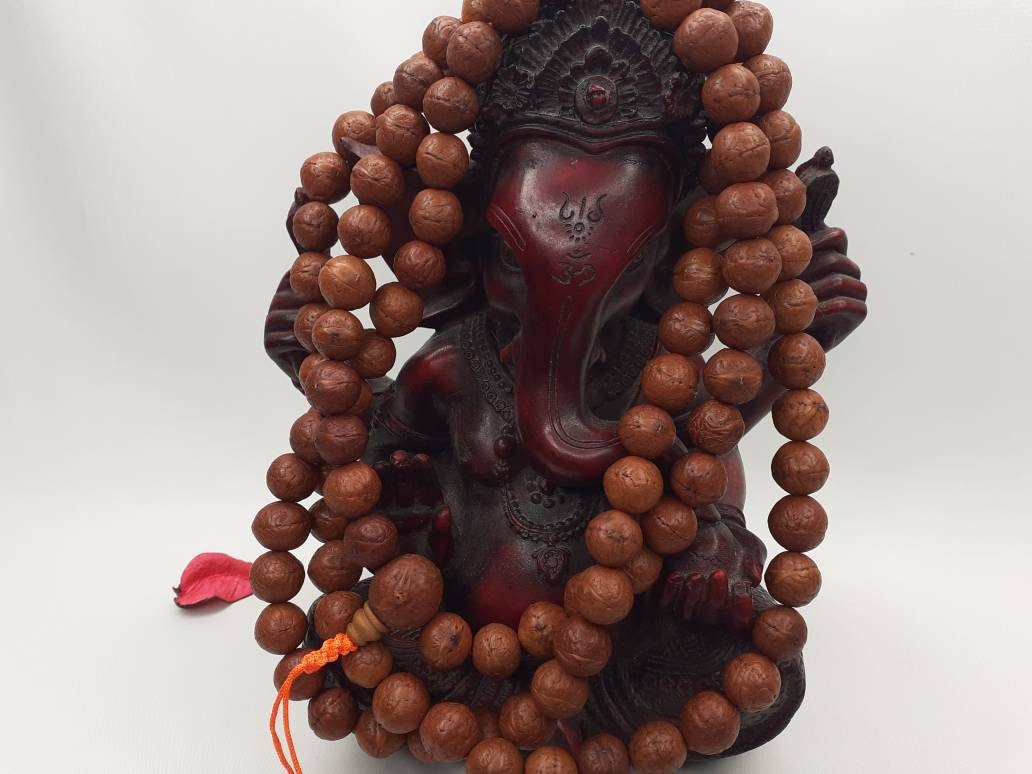 12mm  Old Phoenix One Eye Bodhi Seeds Mala, Buddhist beads,Tibetan Bodhi Beads, Prayer Mala,Nepali Bodhi Seed,