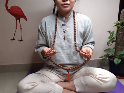 Aged Naturally Dark 108 Phoenix Eye Bodhi Seeds Mala, Buddhist beads,Tibetan Bodhi Beads,Nepal Prayer Mala,12mm One Eye Nepali Bodhi Seed