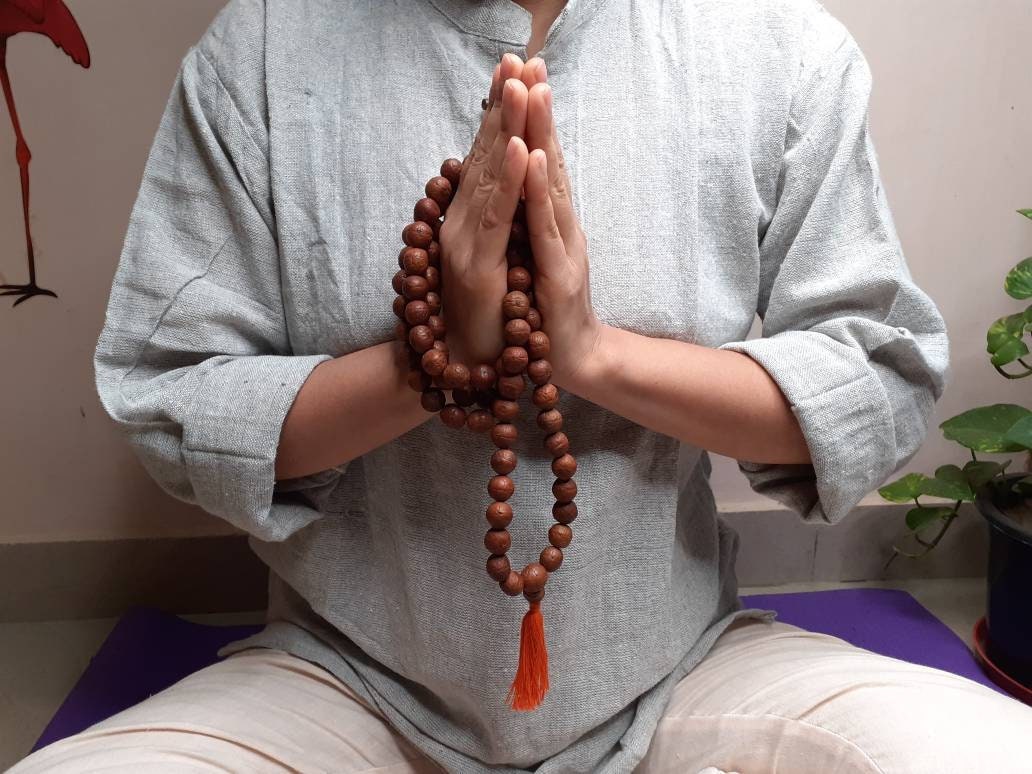 Aged Naturally Dark 108 Phoenix Eye Bodhi Seeds Mala, Buddhist beads,Tibetan Bodhi Beads,Nepal Prayer Mala,12mm One Eye Nepali Bodhi Seed