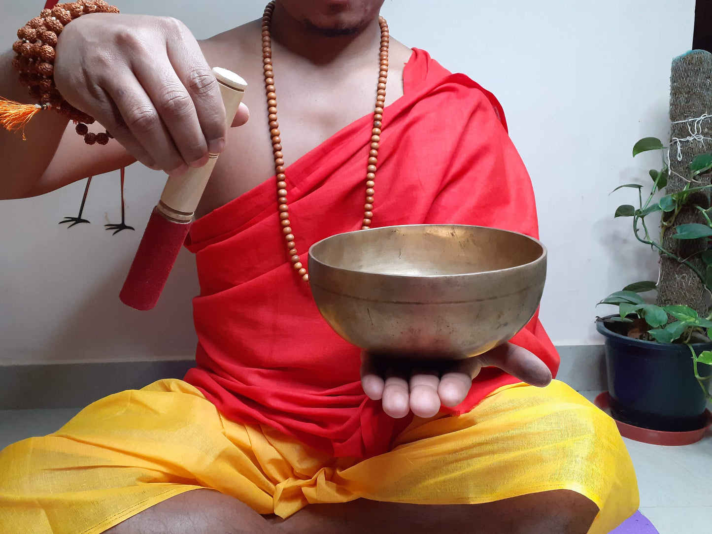 Antique Hand-Hammered Singing Bowl,Handmade Tibetan Singing Bowl ForYoga, Meditation, Chakra Healing, Antique Healing Singing bowl