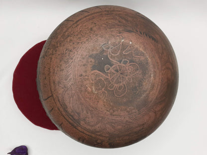 Antique Singing Bowl 5 inch Bowl Handmade Tibetan Singing Bowl of Yoga, Meditation, Chakra Healing, Hand Carved Antique Healing Singing bowl