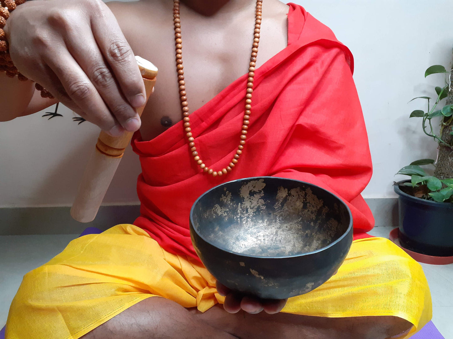 Antique Singing Bowl 5 inch Bowl Handmade Tibetan Singing Bowl of Yoga, Meditation, Chakra Healing, Hand Carved Antique Healing Singing bowl