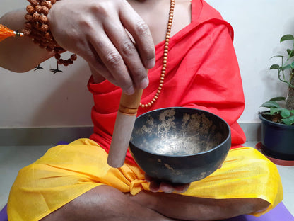 Antique Singing Bowl 5 inch Bowl Handmade Tibetan Singing Bowl of Yoga, Meditation, Chakra Healing, Hand Carved Antique Healing Singing bowl