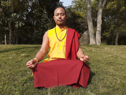 Tibetan Buddhist Monk Skirt- Shamthap,Monk Lower Robe,Monastry Style,Buddhist Meditation Skirt,Monk Nun Prayer Lower Wrap,Temple clothing
