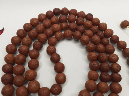 11-12mm Old Phoenix One Eye Bodhi Seeds Mala,Aged Buddhist beads,Tibetan Bodhi Beads,Prayer Mala,Nepali Bodhi Seed,Japa Mala Cleansing Kit