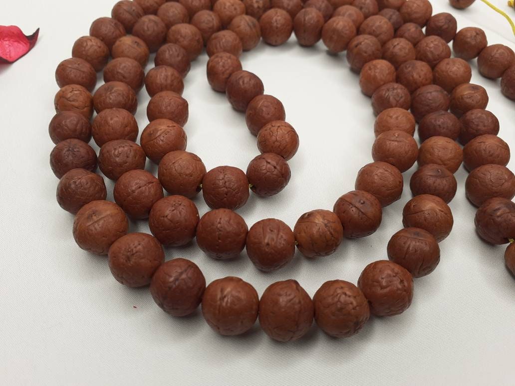 11-12mm Old Phoenix One Eye Bodhi Seeds Mala,Aged Buddhist beads,Tibetan Bodhi Beads,Prayer Mala,Nepali Bodhi Seed,Japa Mala Cleansing Kit