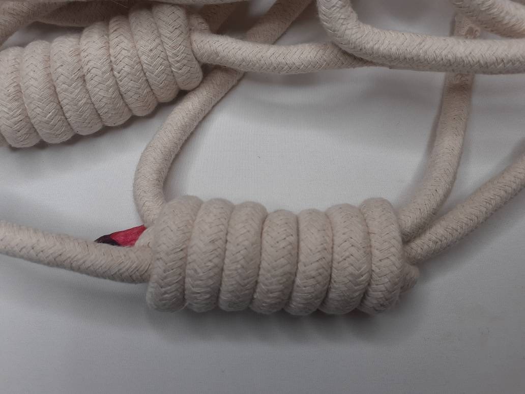 Iyengar Yoga Wall Ropes-set of 2,Yoga Rope Cotton,Yoga Anti-Gravity Wall Rope,Yoga Handmade Tools, Fitness Wall Accessaries,