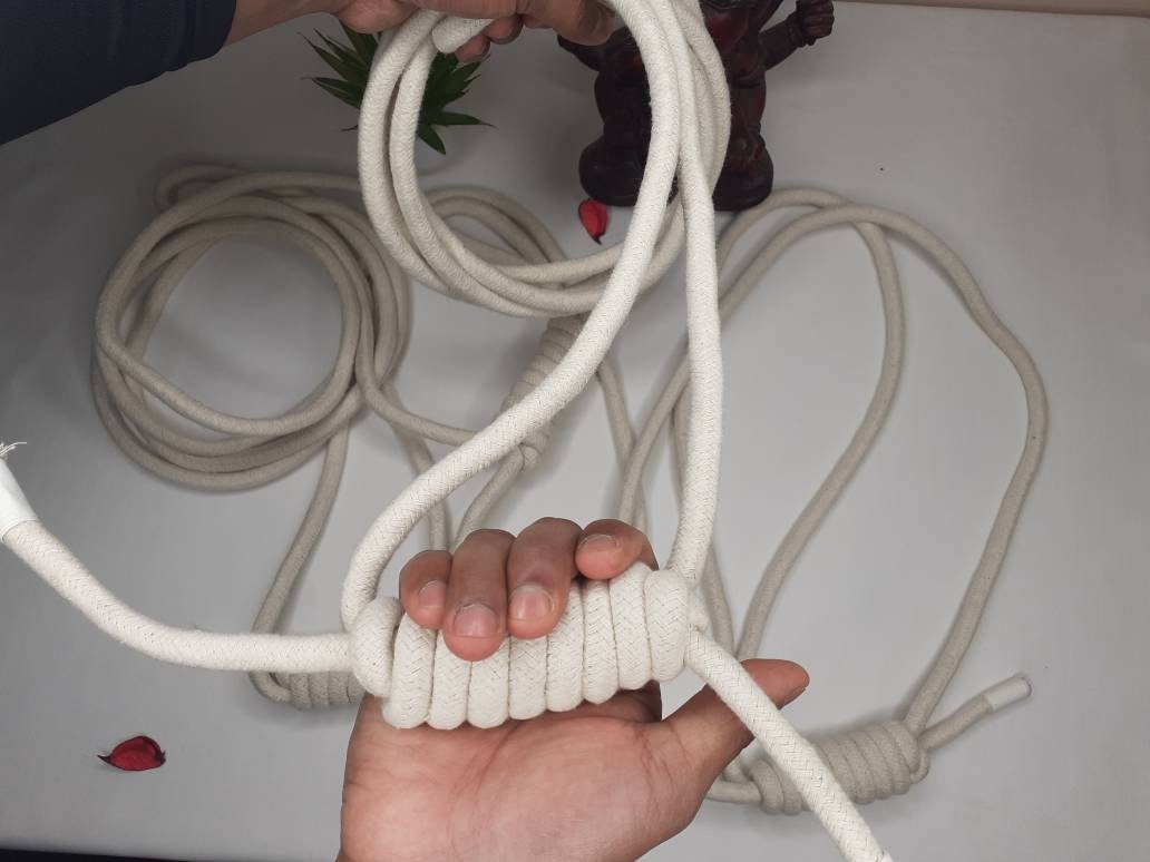 Iyengar Yoga Wall Ropes-set of 3,Yoga Rope Cotton,Yoga Anti-Gravity Wall Rope,Yoga Handmade Tools, Fitness Wall Accessaries,