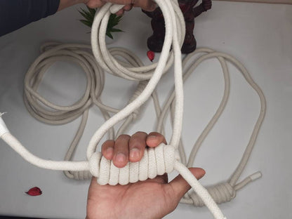 Iyengar Yoga Wall Ropes-set of 4,Yoga Rope Cotton,Yoga Anti-Gravity Wall Rope,Yoga Handmade Tools, Fitness Wall Accessaries,