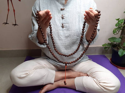 108 Antique Darked Phoenix One Eye Bodhi Seeds Mala,Buddhist beads,Tibetan Bodhi Beads,12mm Antique Prayer Mala,Nepali Bodhi Seed,Japa Mala
