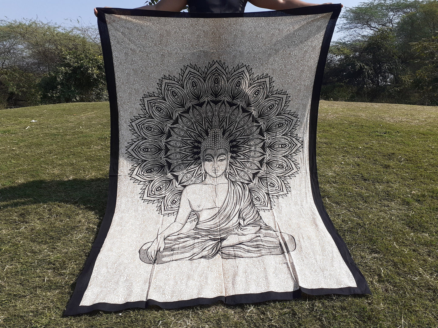 Wall Hanging Poster, Buddha Tapestry,Spiritual Tapestry, Buddhist Tapestry, Wall Hnging Decor,Meditation Tapesrty,Buddha Wall Decor,Art Hang