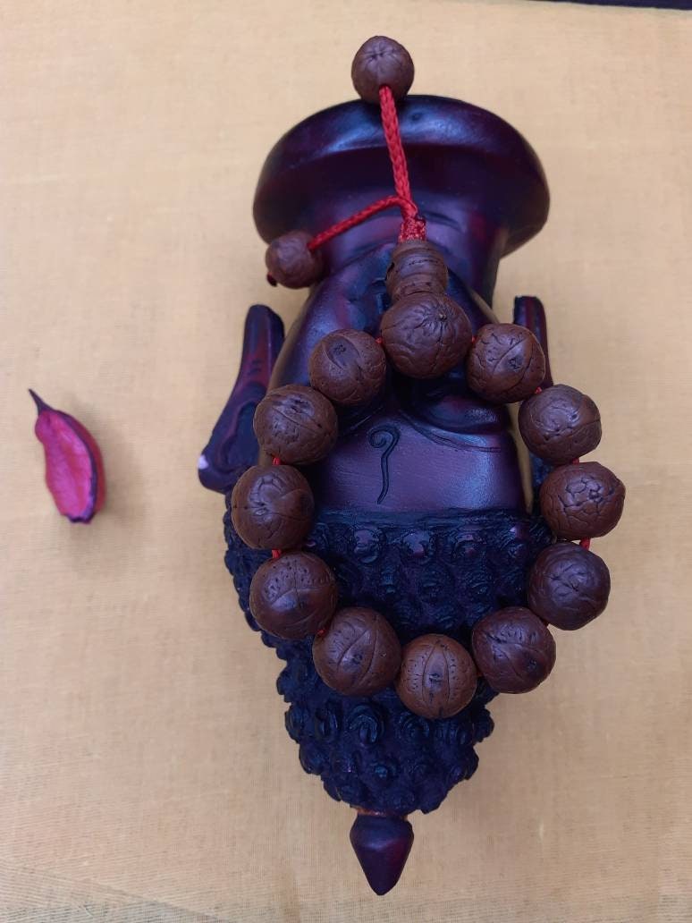 Bodhi Seeds Wrist Mala, Buddhist beads ,Tibetan Bodhi Beads,Nepal Prayer Mala,Meditation Beads,Monk bracelet,Spiritual Tools