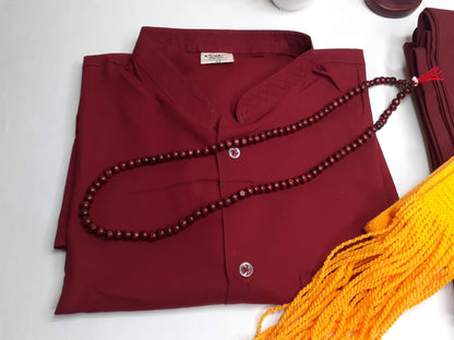 Tibetan Buddhist  Nun Dress, Monk Robe,Monastry style, Meditation Skirt, Monk  Nun Costumes, Temple clothing, Spiritual fabric, Lama cotton,