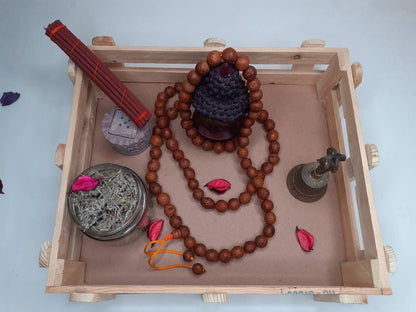 14mm Large Old Phoenix One Eye Bodhi Seeds Mala,Aged Buddhist beads,Tibetan Bodhi Beads,Nepal Prayer Mala,Nepali Bodhi Seed, Japa Mala