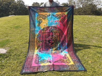 Wall Hanging Poster,Om Tapestry,Spiritual Tapestry, Buddhist Tapestry, Wall Hanging Decor,Meditation Tapesrty,Buddha Wall Decor,Art Hang