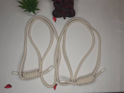 Iyengar Yoga Wall Ropes-set of 4,Yoga Rope Cotton,Yoga Anti-Gravity Wall Rope,Yoga Handmade Tools, Fitness Wall Accessaries,