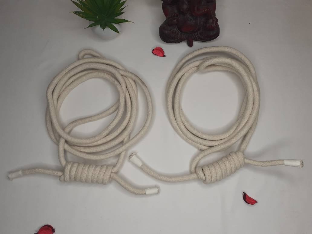 Iyengar Yoga Wall Ropes-set of 4,Yoga Rope Cotton,Yoga Anti-Gravity Wall Rope,Yoga Handmade Tools, Fitness Wall Accessaries,