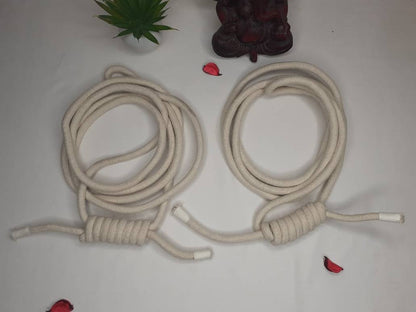 Iyengar Yoga Wall Ropes-set of 4,Yoga Rope Cotton,Yoga Anti-Gravity Wall Rope,Yoga Handmade Tools, Fitness Wall Accessaries,