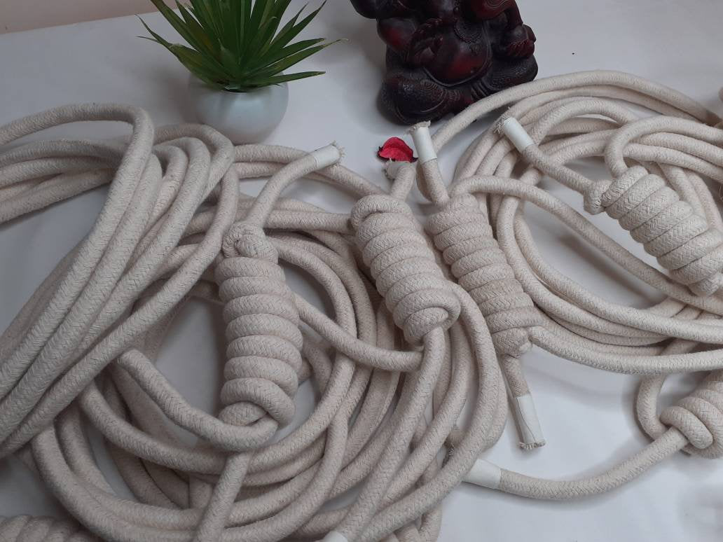 Iyengar Yoga Wall Ropes-set of 4,Yoga Rope Cotton,Yoga Anti-Gravity Wall Rope,Yoga Handmade Tools, Fitness Wall Accessaries,