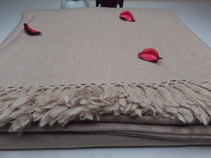 Extra-Large Offwhite Handwoven Pure Himalayan Sheep Wool Meditation Blanket,Ethnic Indian Wool Shawl,Himalayan Wool Prayer Wrap,Kullu Shawl
