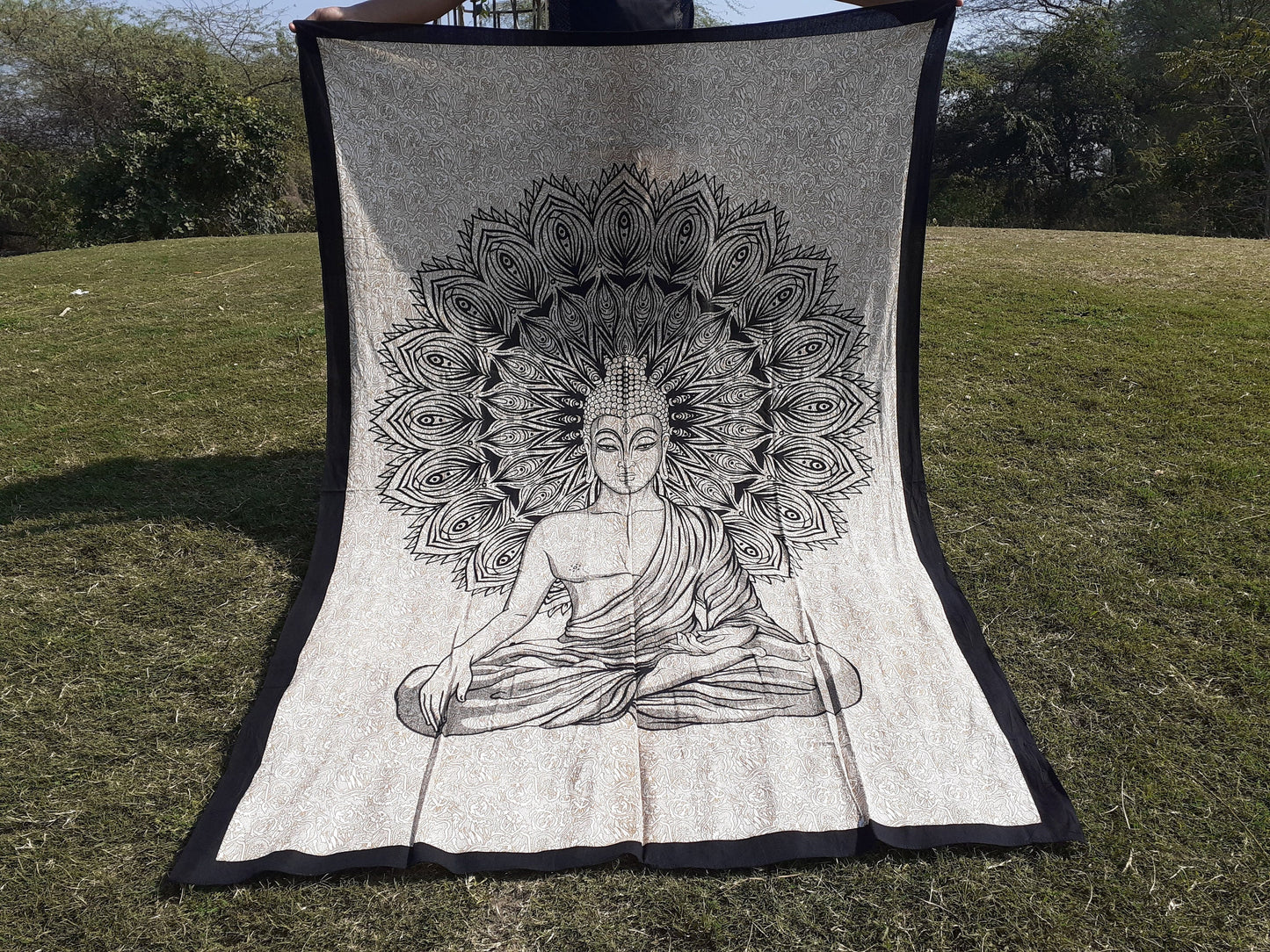 Wall Hanging Poster, Buddha Tapestry,Spiritual Tapestry, Buddhist Tapestry, Wall Hnging Decor,Meditation Tapesrty,Buddha Wall Decor,Art Hang