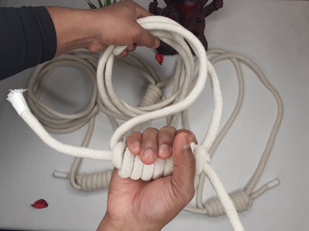 Iyengar Yoga Wall Ropes-set of 2,Yoga Rope Cotton,Yoga Anti-Gravity Wall Rope,Yoga Handmade Tools, Fitness Wall Accessaries,
