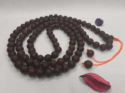 12mm  Old Phoenix One Eye Bodhi Seeds Mala, Buddhist beads,Tibetan Bodhi Beads, Prayer Mala,Nepali Bodhi Seed