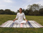 Artisan Organic Cotton Yoga and Meditation Rugs,Handwoven Meditation Floor Mat,Indian Handloomed Rug,Cotton Yoga Mat,Natural Fibre Rug